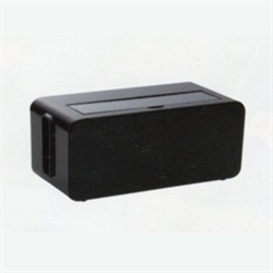 【INOMATA】桌用電線收納盒 (黑)