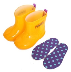 【stample】果凍黃雨鞋18cm
