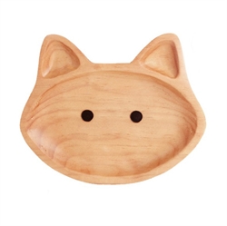 【SPICE】木製兒童盤 (貓咪)