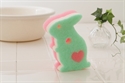 【SANBELM】風呂海綿刷-綠兔