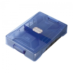 【SONIC】耐衝擊文具整理盒 (藍)