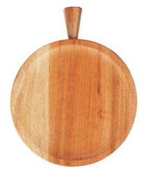 【IBUKI】木製圓形帶刀砧板