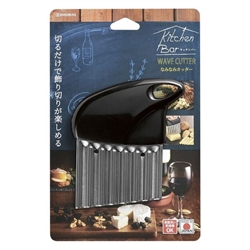【下村工業】不鏽鋼波浪切割器(黑)